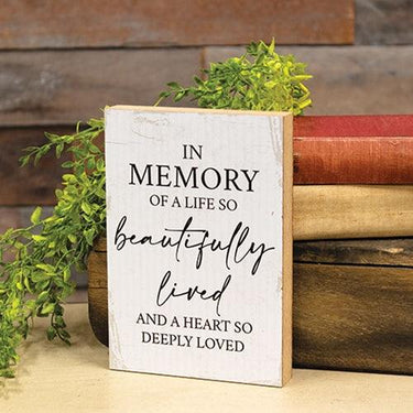 A Life So Beautifully Lived Block - The Fox Decor
